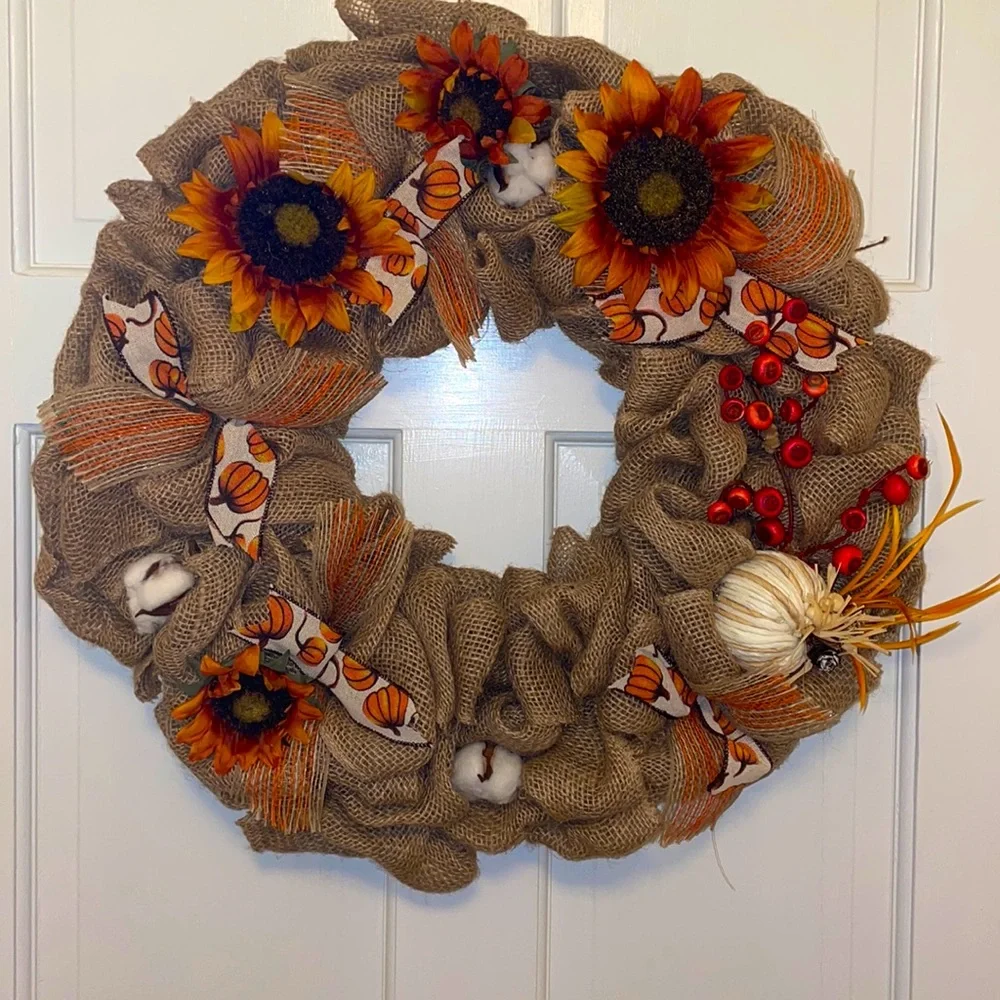 Fall wreath handmade
